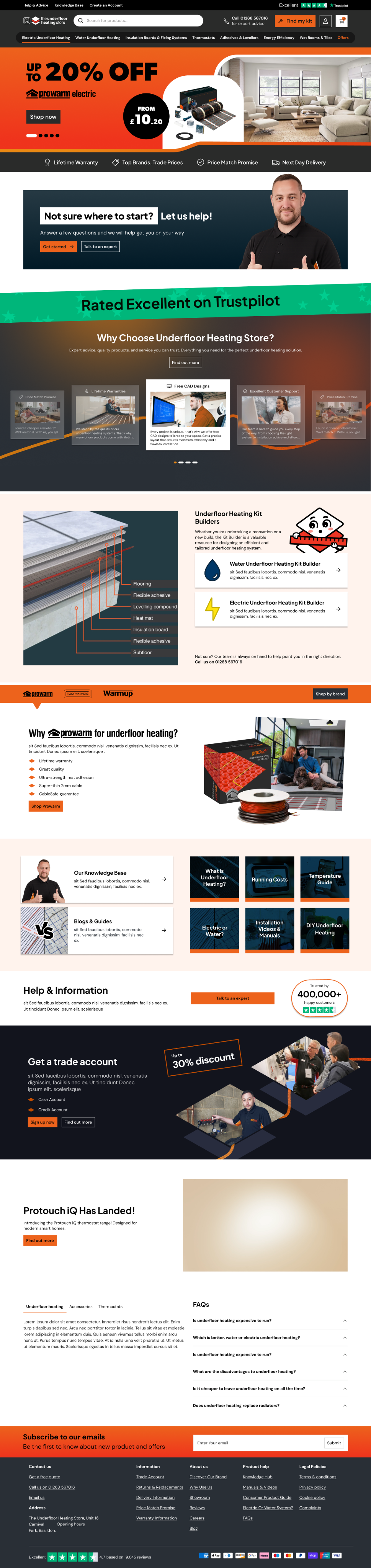 Blue gradient with shades of orange