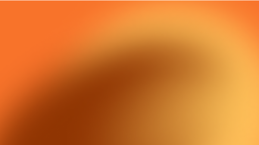 Gradient with shades of orange